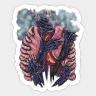 Bated Breath Sticker